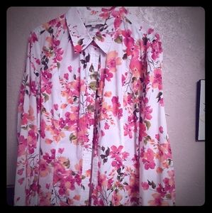 Jones New York floral button down